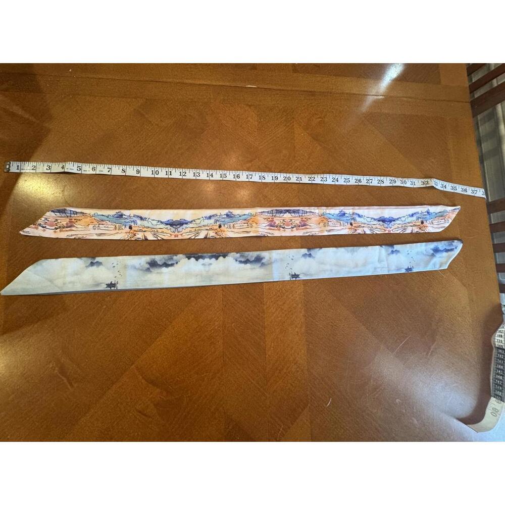 Set of Two Women's Skinny Scarves